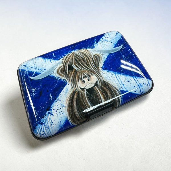 Highland Cow Highlander RFID Card Holder