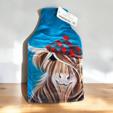 Highland Cow Hot water Bottle Hamish
