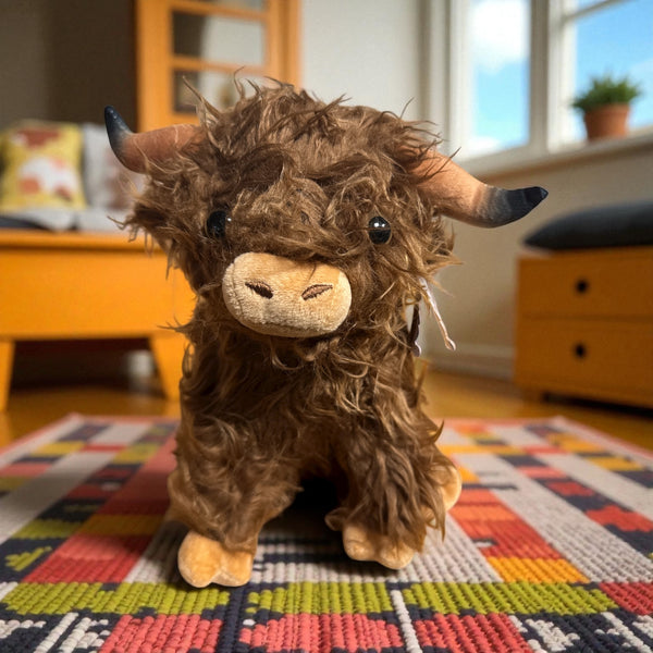 Highland cow soft toy Hamish  10"
