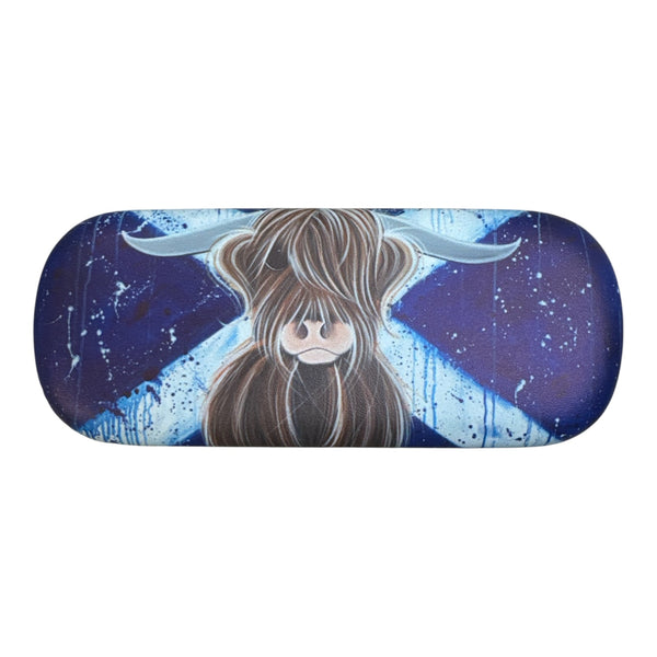 Highlander Highland Cow Glasses Case