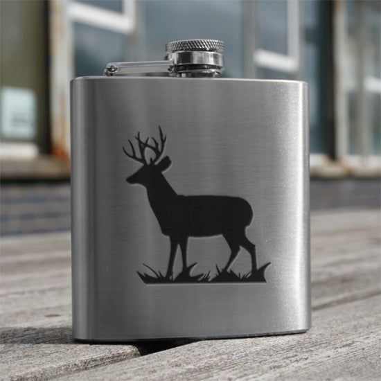 Hip Flask Stag