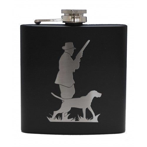 Hip Flask Black Huntsman