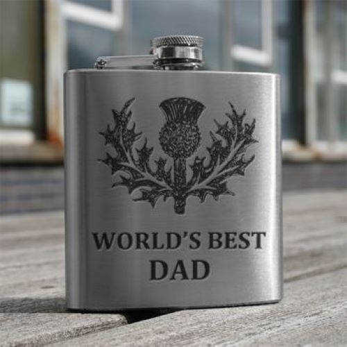 Hip Flask Worlds Best Dad