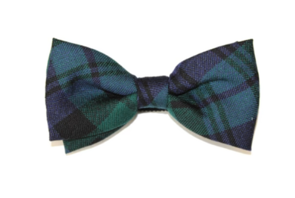 Black Watch Modern Pre-Tied Bow Tie by Ingles Buchan
