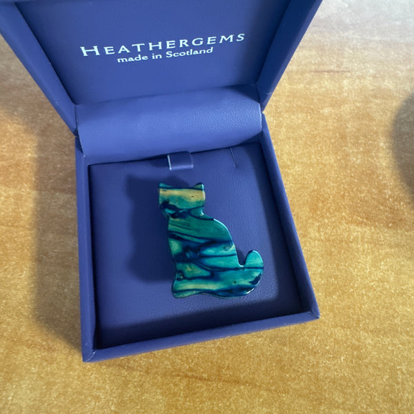 Heathergems Cat Brooch HB18