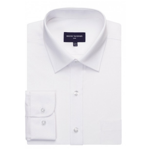 Standard Collar White Shirt by Brook Taverner