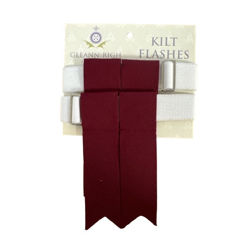 Kilt Flashes in Burgundy by Gleann Righ