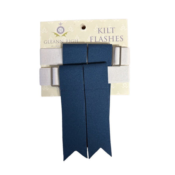 Kilt Flashes in Lovat Blue by Gleann Righ
