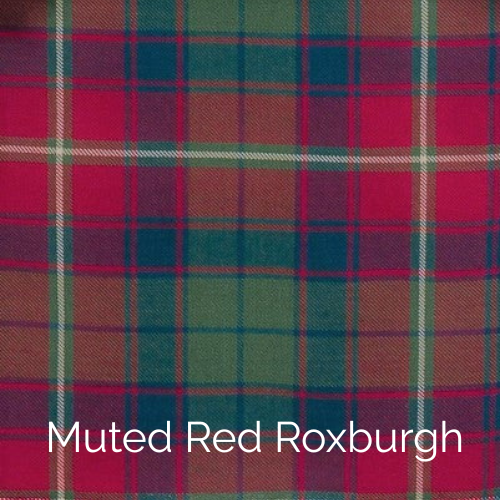 Kilt Hire Muted Red Roxburgh Tartan