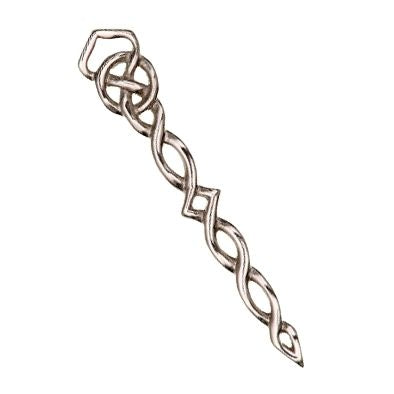 Kilt Pin Argyle Interlace Polished