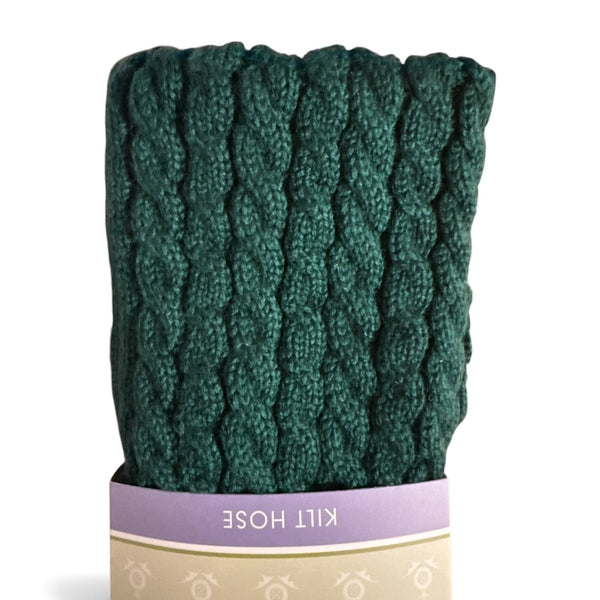 Kilt Socks in Alness Bottle Green