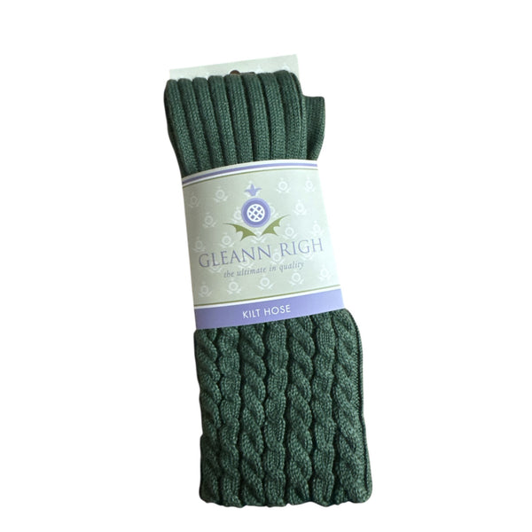 Kilt Socks in Alness Lovat Green