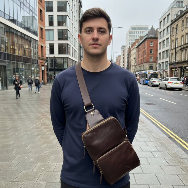 Leather Luxury Sling Bag G-39