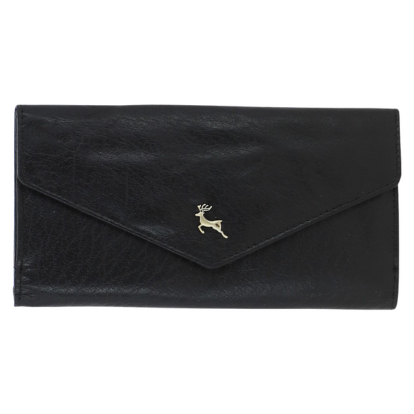 Leather Purse G-43 Black