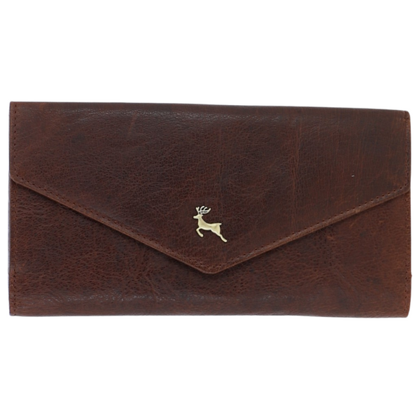 Leather Purse G-43 Brandy
