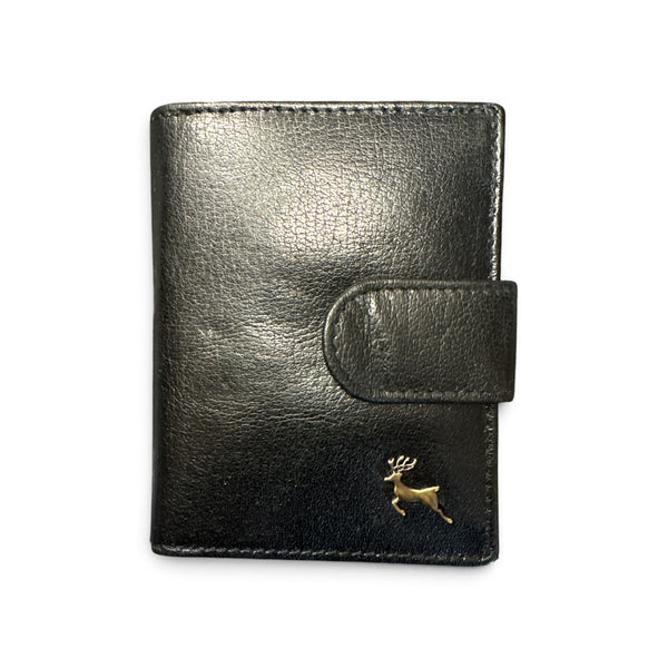Leather Small Purse Black