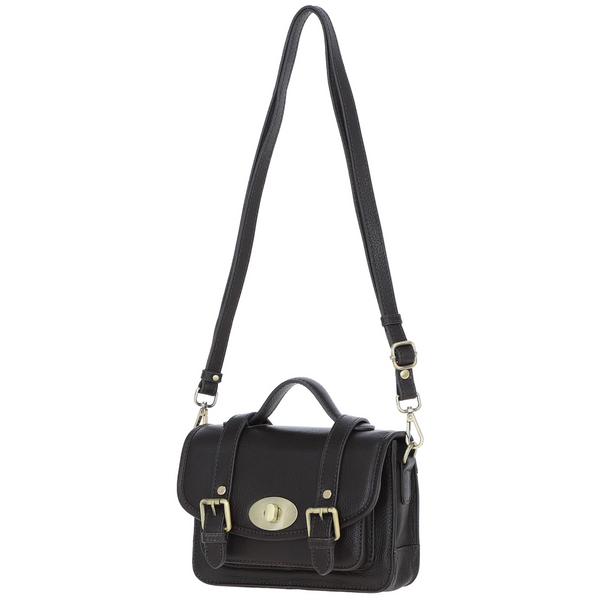 Leather Small Saddle Bag M-88 Brown
