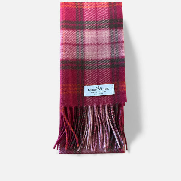 Lochcarron Hunting Rose Tartan Scarf by Lochcarron