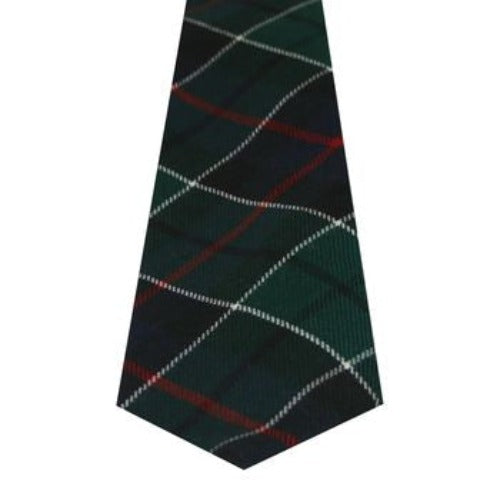 Lochcarron Leslie Green Modern Tartan Wool Tie