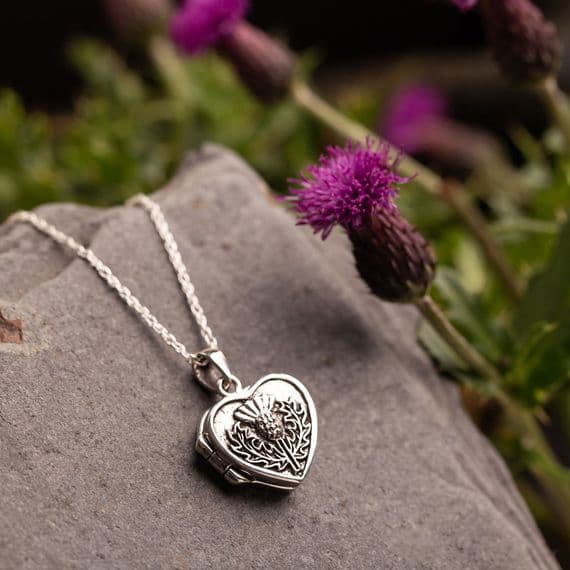 Locket Silver Thistle