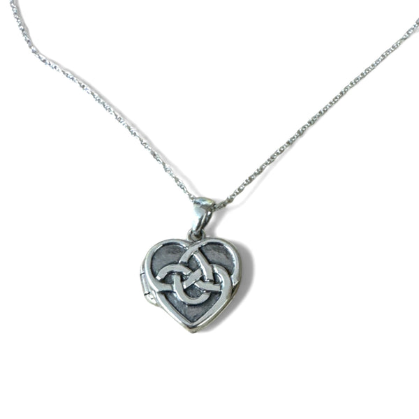 Locket Silver celtic Design