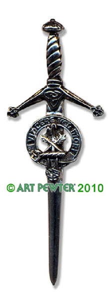 Maclaine Clan Crest kilt PIn