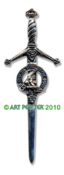 Clan Crest Kilt Pin Made In Scotland - M
