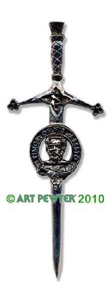 Clan Crest Kilt Pin Made In Scotland - M