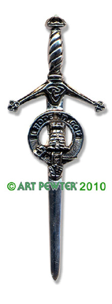 Macnaughton Clan Crest kilt PIn