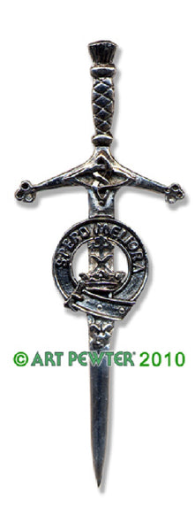 moffat Clan Crest kilt PIn