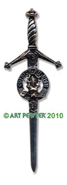 Mackenzie Seaforth Highlands Clan Crest kilt PIn
