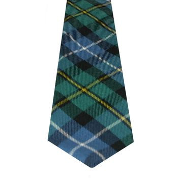 MacNeil of Barra Ancient tie with green, blue, yellow, and black pattern