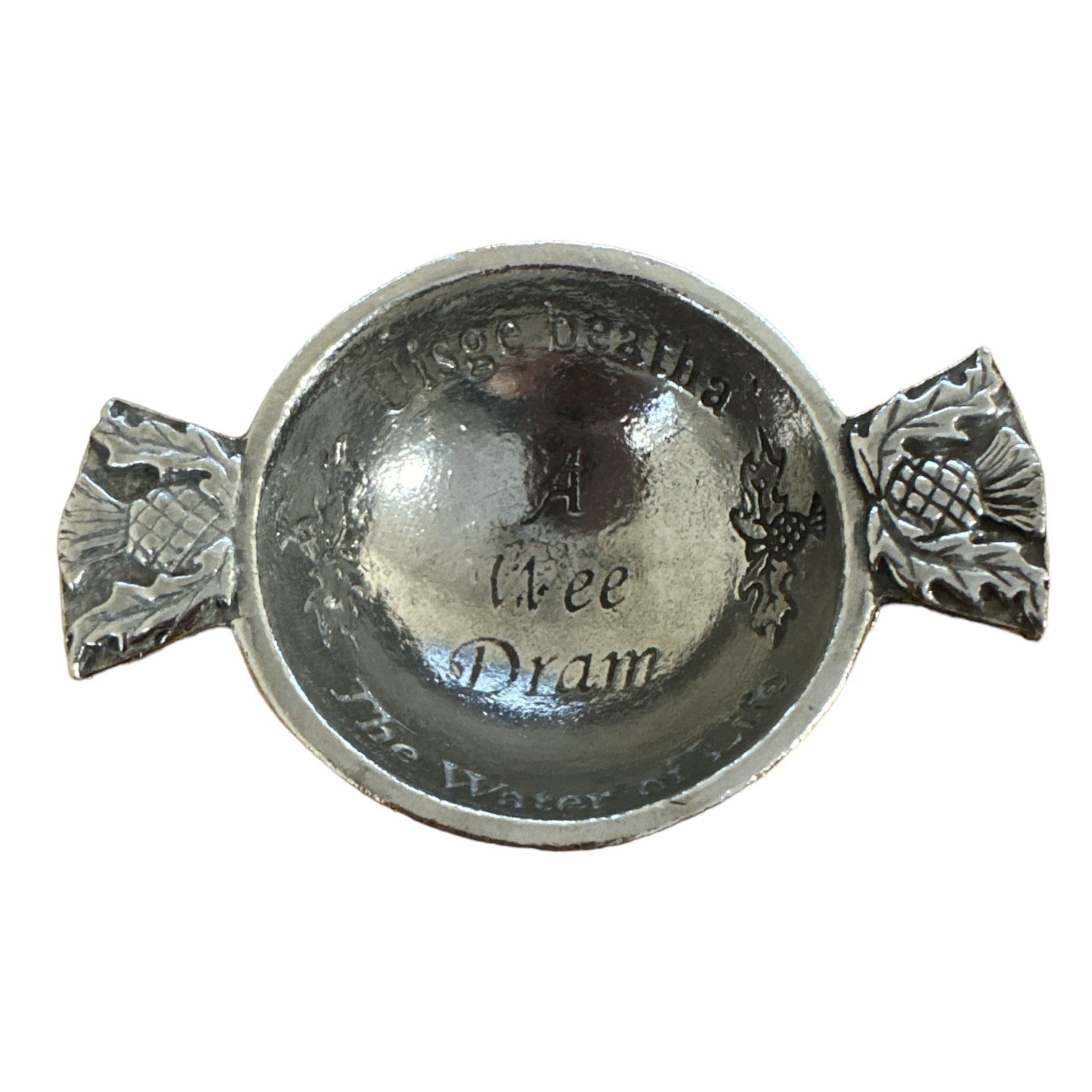 Mini Pewter Quaich A Wee Dram