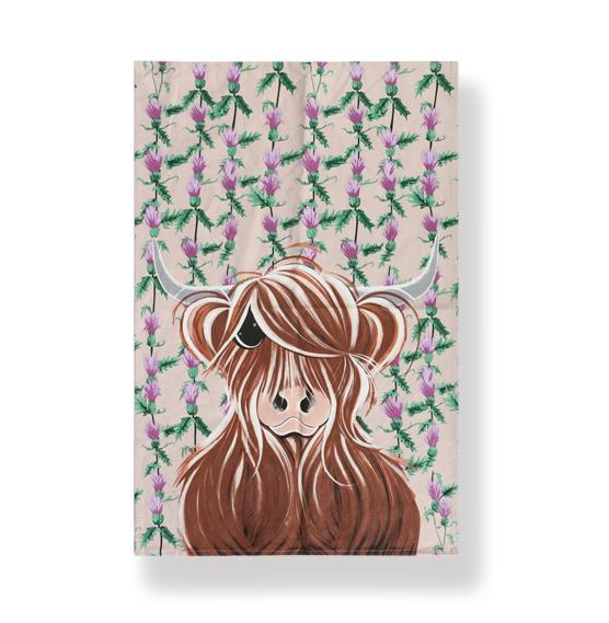 Miss Thistle Tea Towel