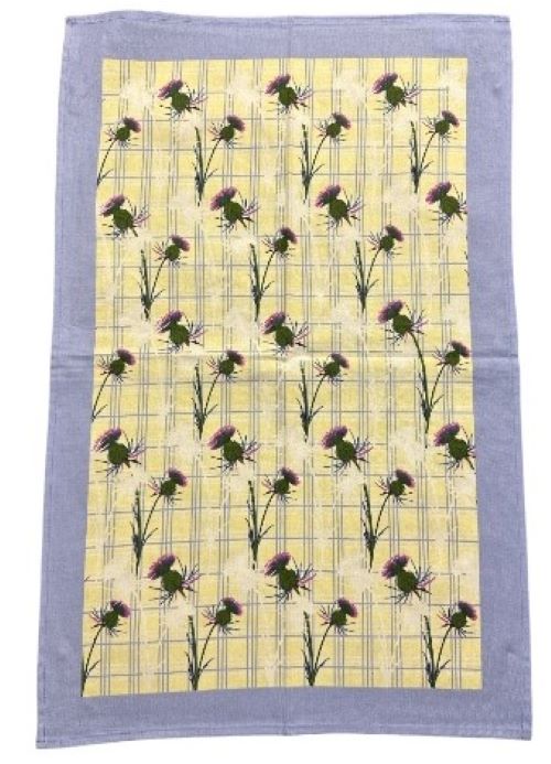 Multi Thistle Tea Towel