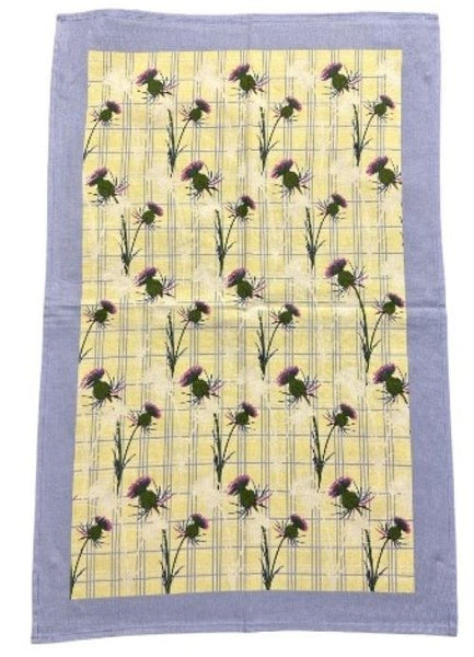 Multi Thistle Tea Towel