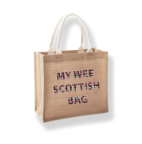 My Wee Scottish Jute bag