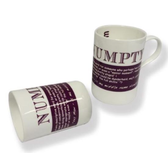 Bone China Mugs - Scottish Words 12 Designs