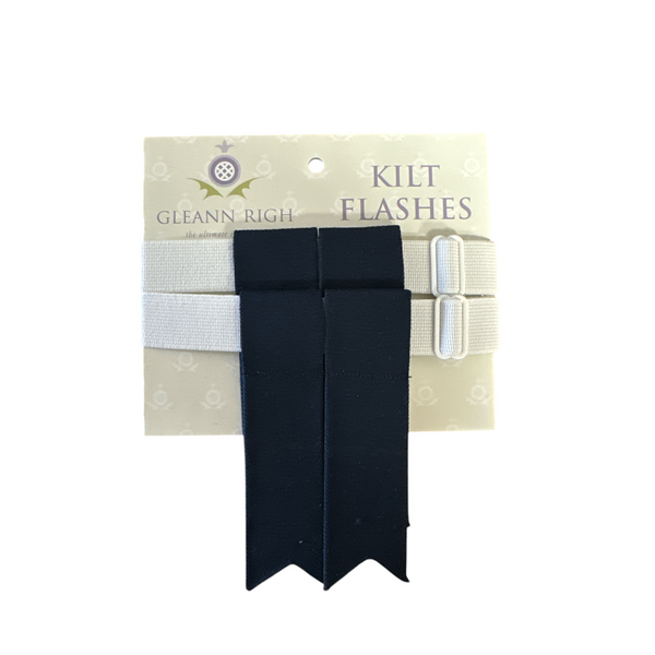 Navy Childrens Kilt Flashes