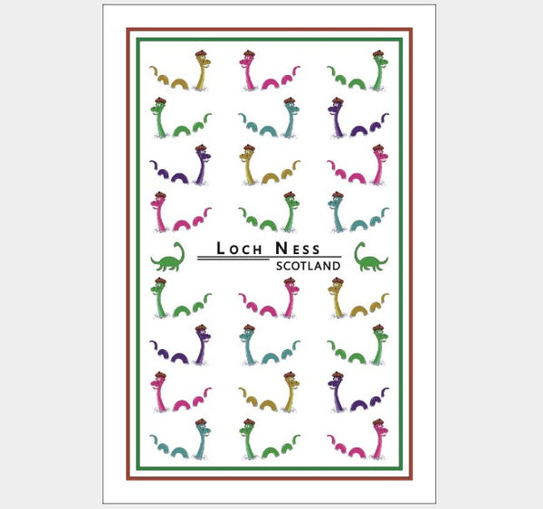 Nessie Tea Towel