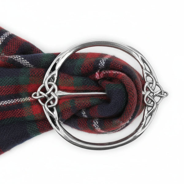 Pewter Celtic Scarf Ring 