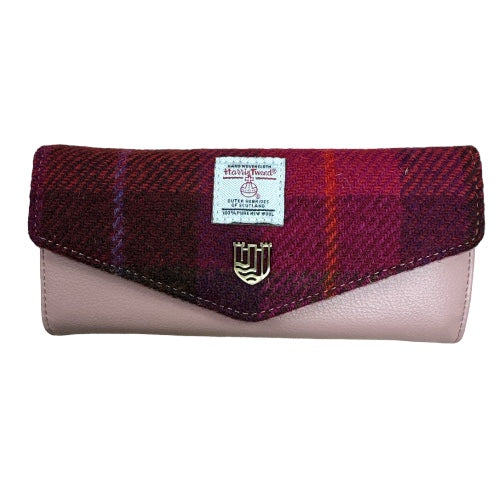  Harris Tweed Fuschia (suede)Purse
