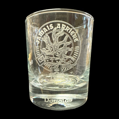 Clan Crest Whisky Glass 6.5 oz