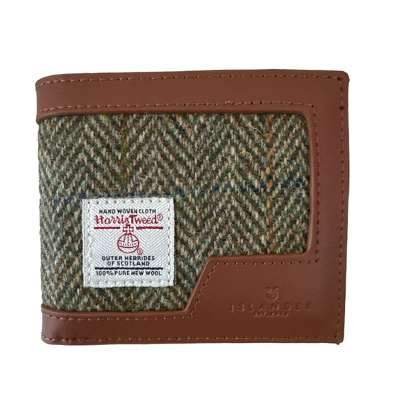 Harris Tweed Chestnut Herringbone wallet