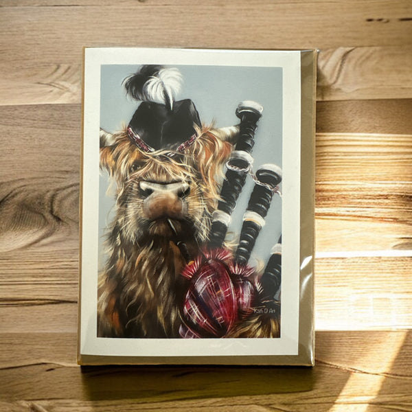 Bagpiper for Hire Card
