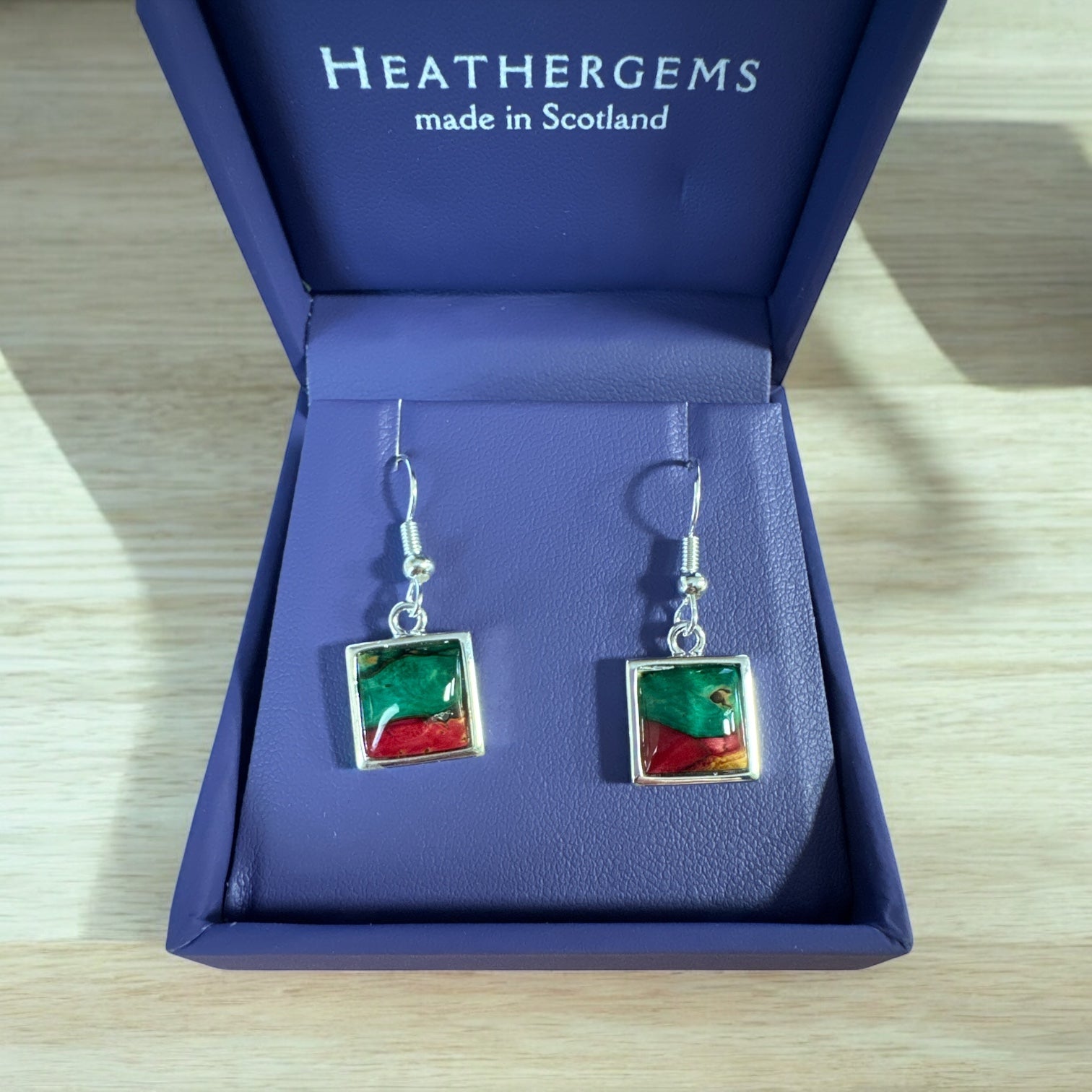 Heathergems Square Earrings HE90