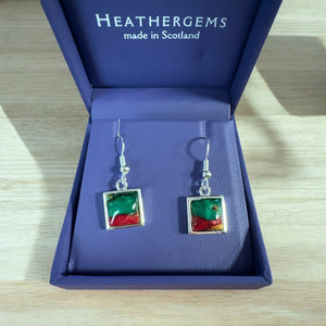 Heathergems Square Earrings HE90