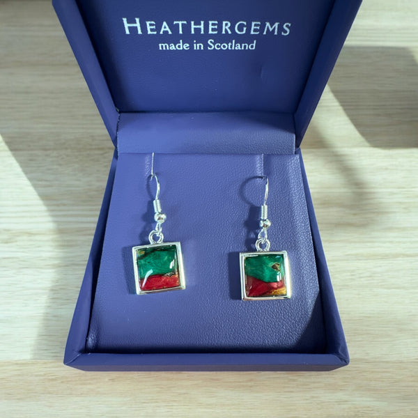 Heathergems Square Earrings HE90