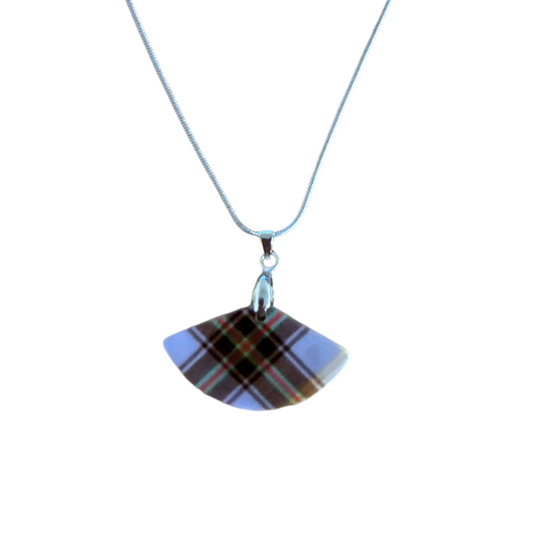 Purple Tartan Necklace.