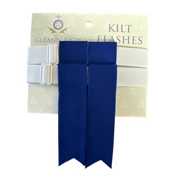 Royal Blue Childrens Kilt Flashes